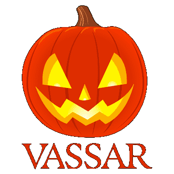Halloween Orange Sticker by Vassar College