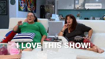 Love This Show Watching Tv GIF by Gogglebox Australia