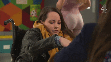 Clothes Reaction GIF by Hollyoaks