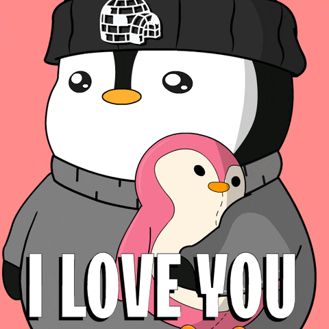 Stay Safe I Love You GIF by Pudgy Penguins