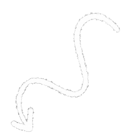 White Arrow Sticker