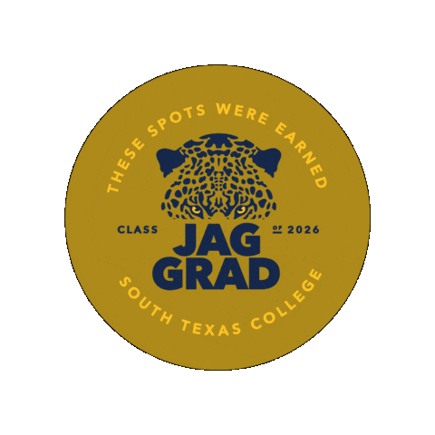 Graduation Jaguar Sticker by South Texas College