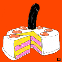 dildo cake GIF by gifnews