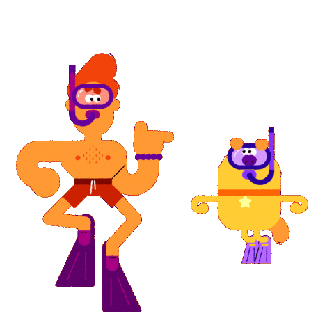 Uncle George Sticker by Turnip and Duck