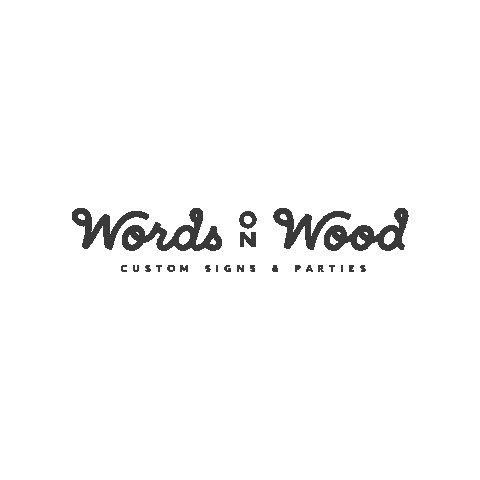 Words on Wood Sticker
