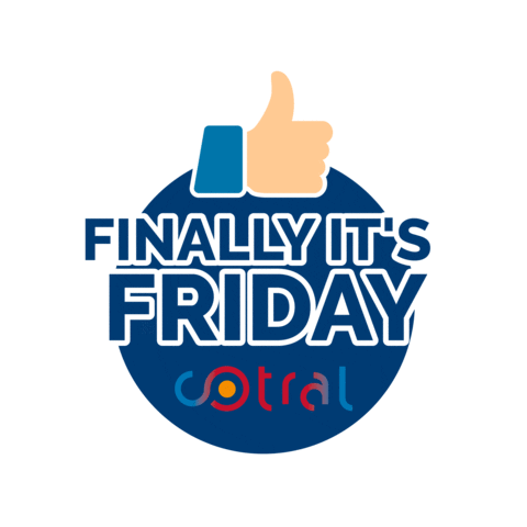 Friday Weekend Sticker by Cotral