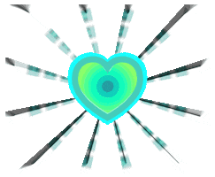 Love You Hearts Sticker