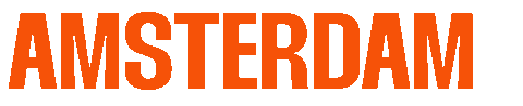 Pink Orange Sticker