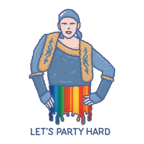 Celebrating Sticker by FCB Artgroup Kazakhstan