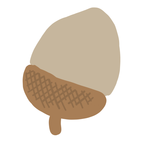 Nut Hazelnut Sticker by Mariana Rimondino