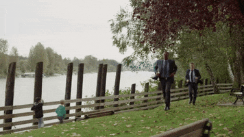 Television Show Running GIF by Hallmark Mystery