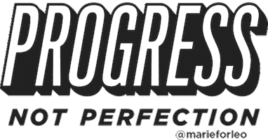 Perfection Progress Sticker by Marie Forleo
