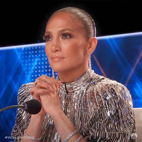 Nervous Jennifer Lopez GIF by NBC World Of Dance