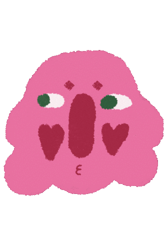 Pink Waiting Sticker