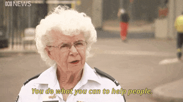 firefighter australia fires you do what you can to help people GIF
