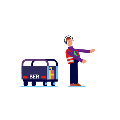 Presents Luggage GIF by berlinairport