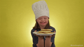 Girl Pancakes GIF by Children's Miracle Network Hospitals
