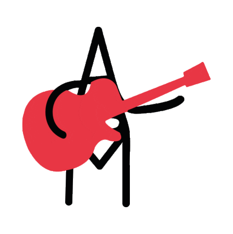 Dance Guitar Sticker by asmfestival