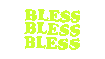 Bless Sticker by .nove