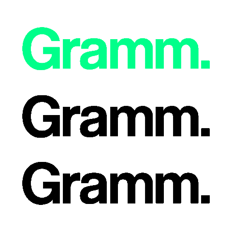 Gramm Sticker
