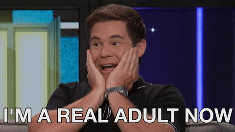 Adam Devine College GIF by A Little Late With Lilly Singh - Find & Share on GIPHY