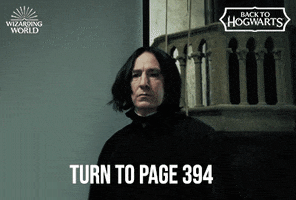 Severus Snape School GIF by Harry Potter