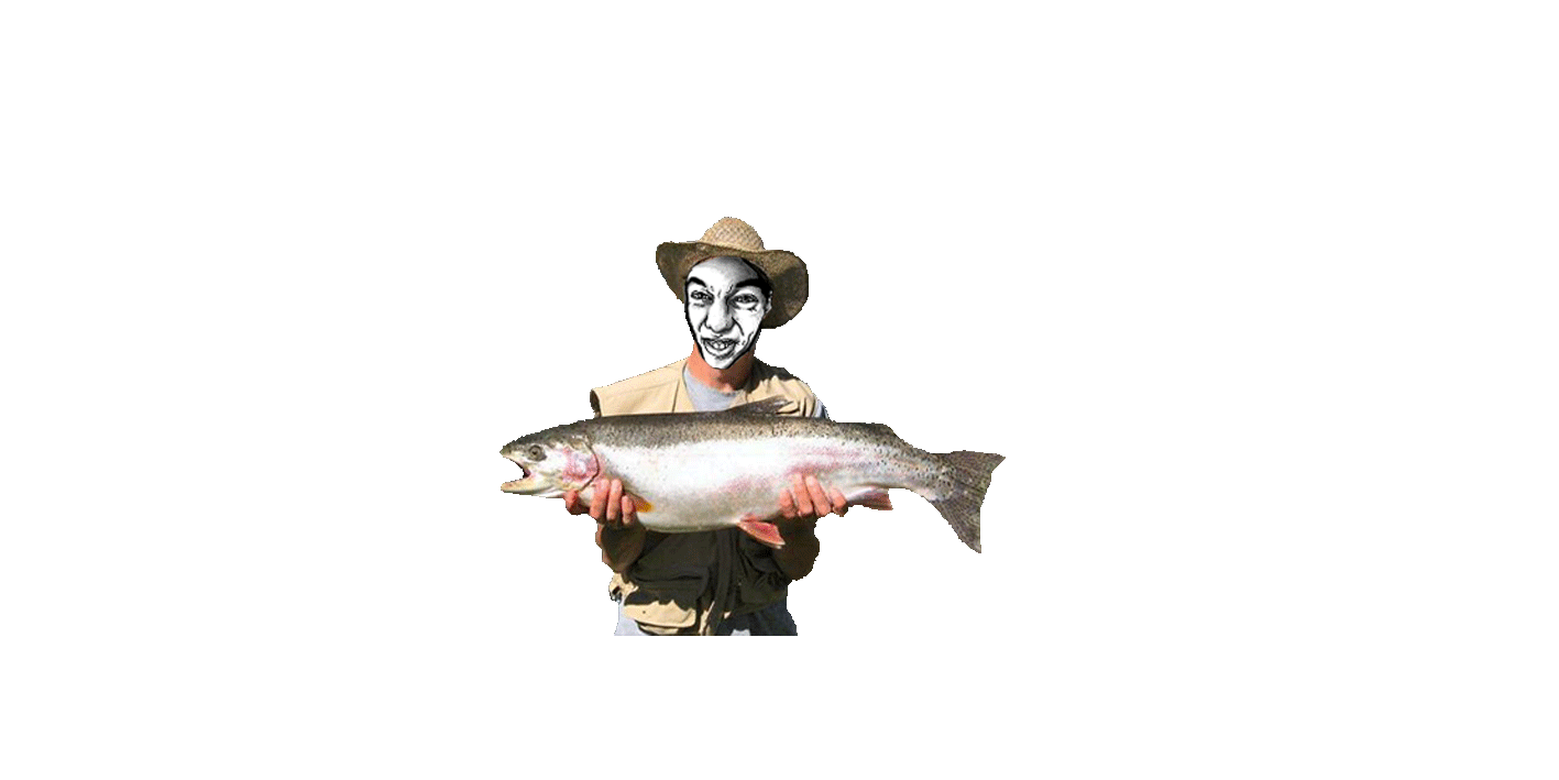 Fishing Trout Sticker by COLORBLINDVISUALS for iOS & Android GIPHY