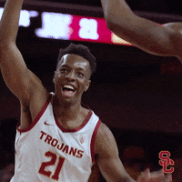 Celebrate Mens Basketball GIF by USC Trojans