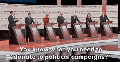 Democratic Debate Disposable Income GIF by GIPHY News