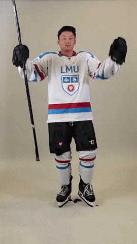 Celebrate College Hockey GIF by LMU Ice Hockey