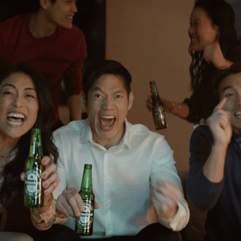 Happy Champions League GIF by Heineken - Find & Share on GIPHY