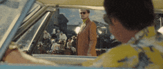 leonardo dicaprio finger gun GIF by Once Upon A Time In Hollywood