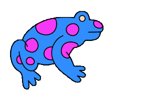 Enjoy Frog Sticker by Rock The Mountain