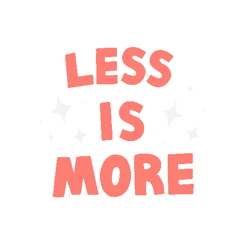 Less Is More Haley Sticker by gushcloudkorea