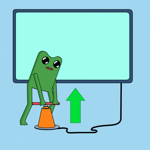 Leveling Up Lets Go GIF by fwogs