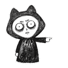 Cat Leave Sticker
