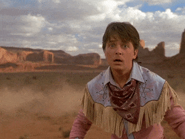 Michael J Fox Gasp GIF by Back to the Future Trilogy
