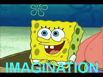 spongebob imagination GIF