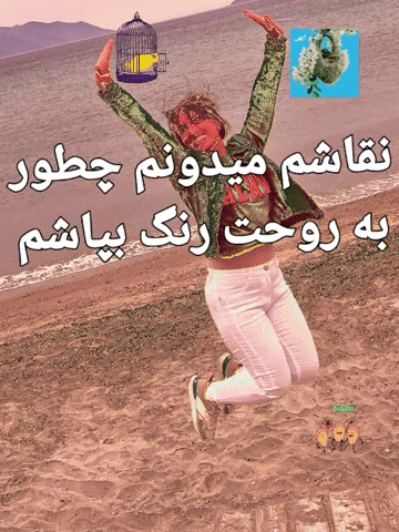 نقاشم میدونم چطور به روحت رنگ بپاشم GIF