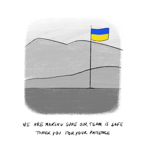 Flag Ukraine GIF by namecheap