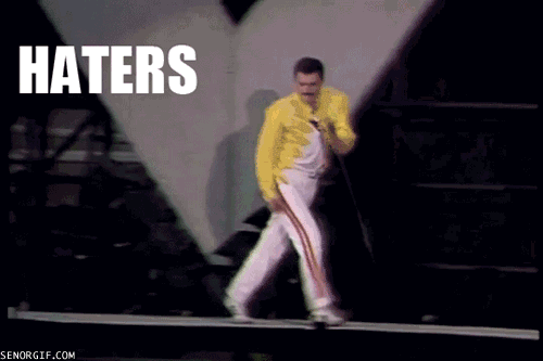 Freddie Mercury Haters GIF