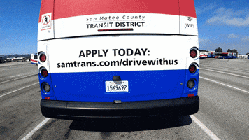 Bus Transit GIF by SamTrans