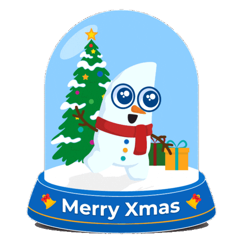 Snowball Christmasball Sticker by QVI - Explore Your World!