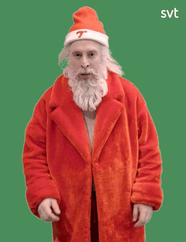 Santa Claus Ok GIF by SVT