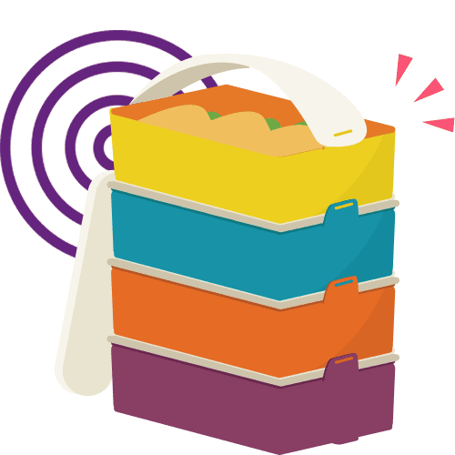 Lunch Box Bottle Sticker