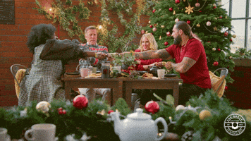 Christmas Friends GIF by The Great British Sewing Bee