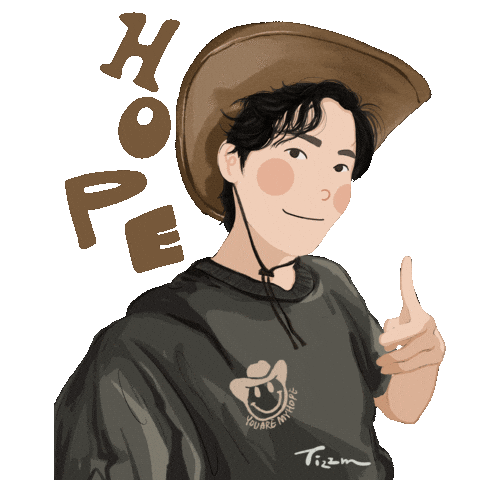 Jhope Sticker by Tizzm