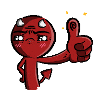 Devil Ok Sticker
