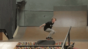 skating home video GIF by Digg
