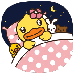 Sleepy Good Night GIF by B.Duck